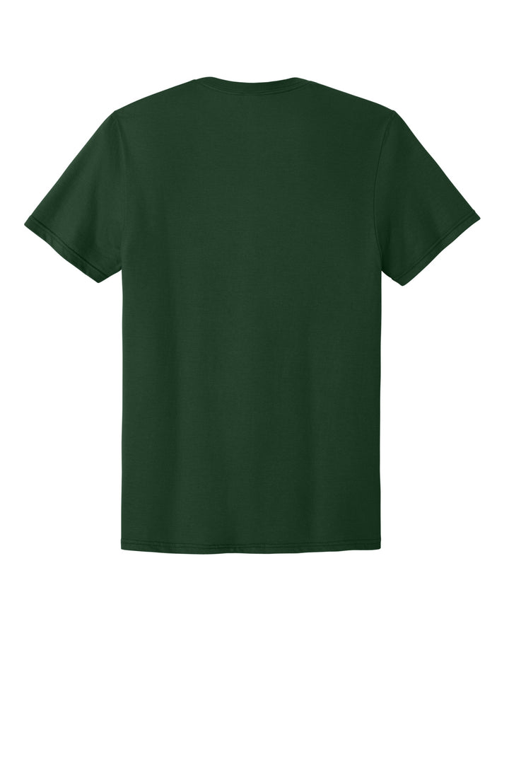 Rear View of Forest Green Jerzees Classics Unisex Cotton T-Shirt 363M