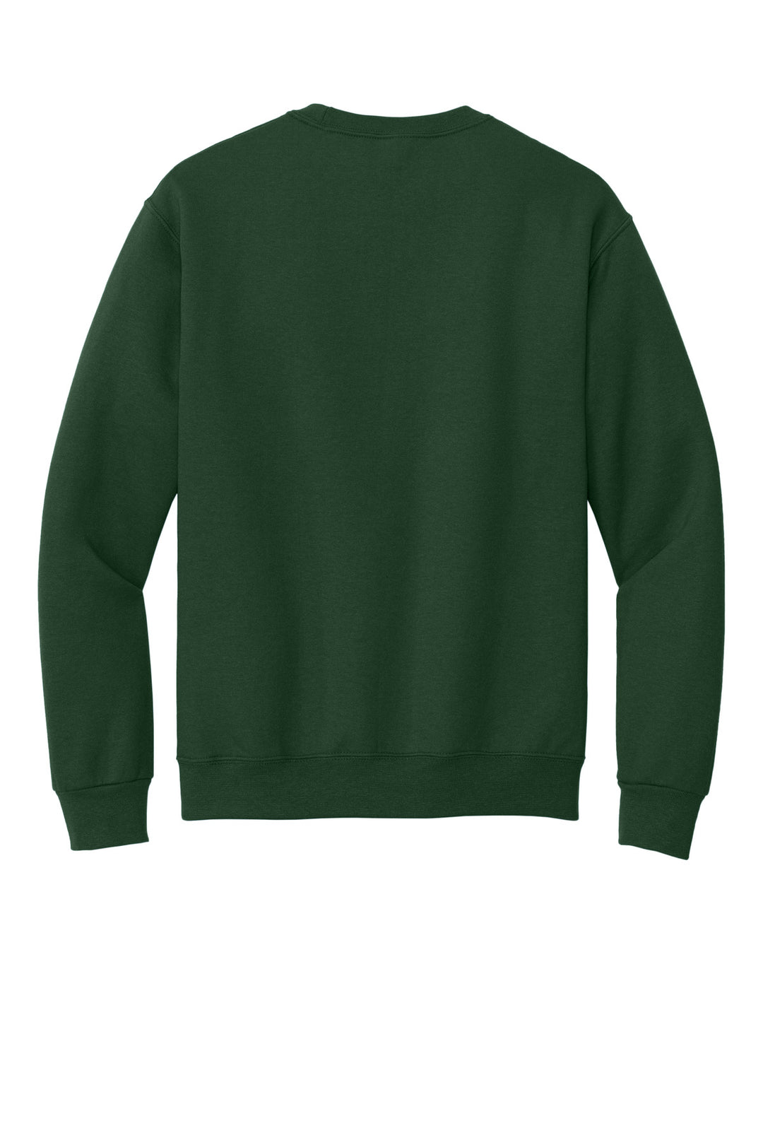 Rear View of Forest Green Jerzees Super Sweats NuBlend - Crewneck Sweatshirt. 4662M