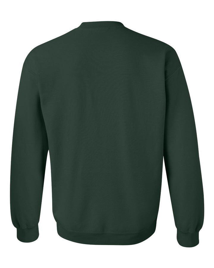 Rear View of Forest Heavy Blend™ Crewneck Sweatshirt - 18000