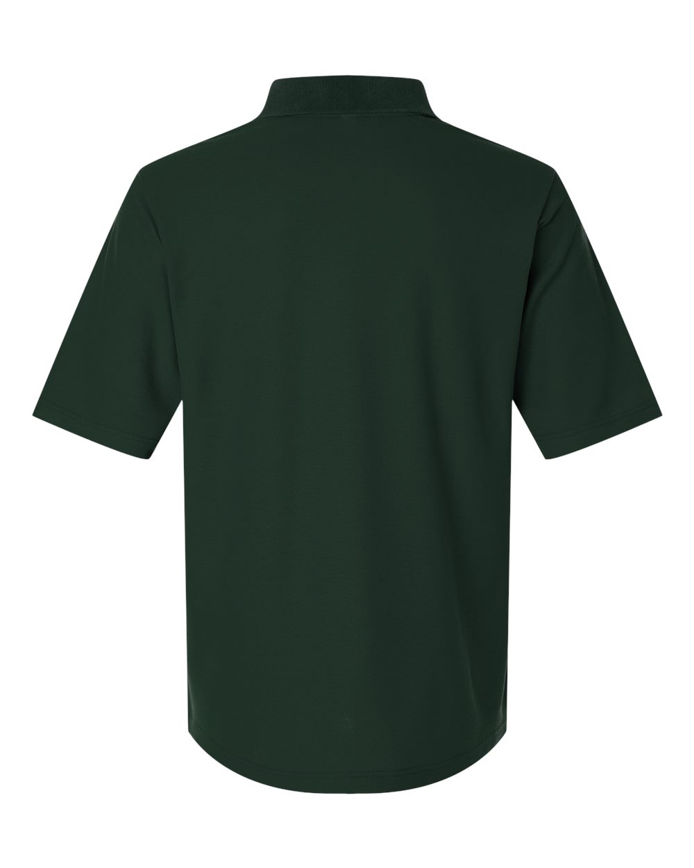 Rear View of Forest Men's Resolve CVC Performance Pique Polo - CE106