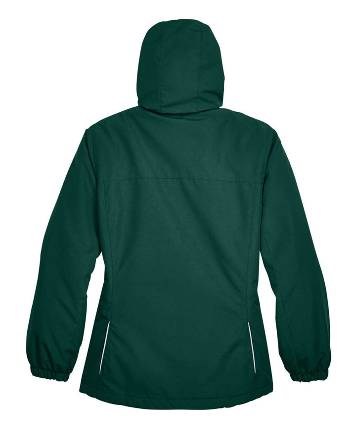 Rear View of Forest Women's Profile Fleece-Lined All-Season Jacket - 78224