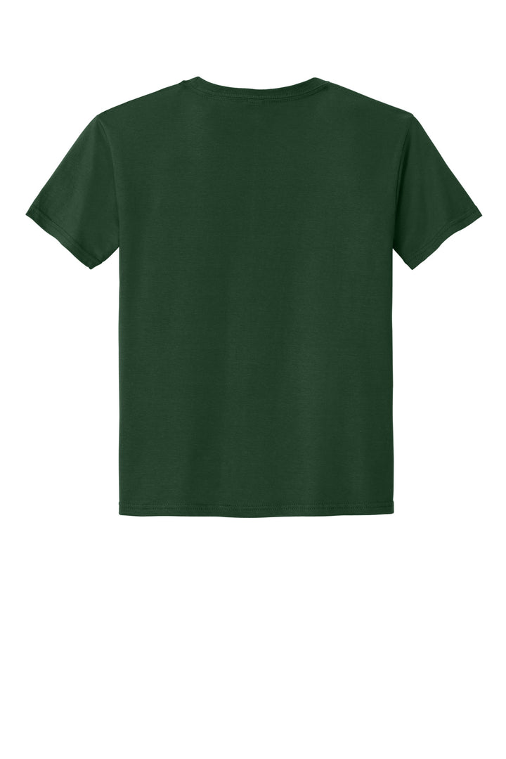Rear View of ForestGrn Jerzees Classics Youth Cotton T-Shirt 363Y