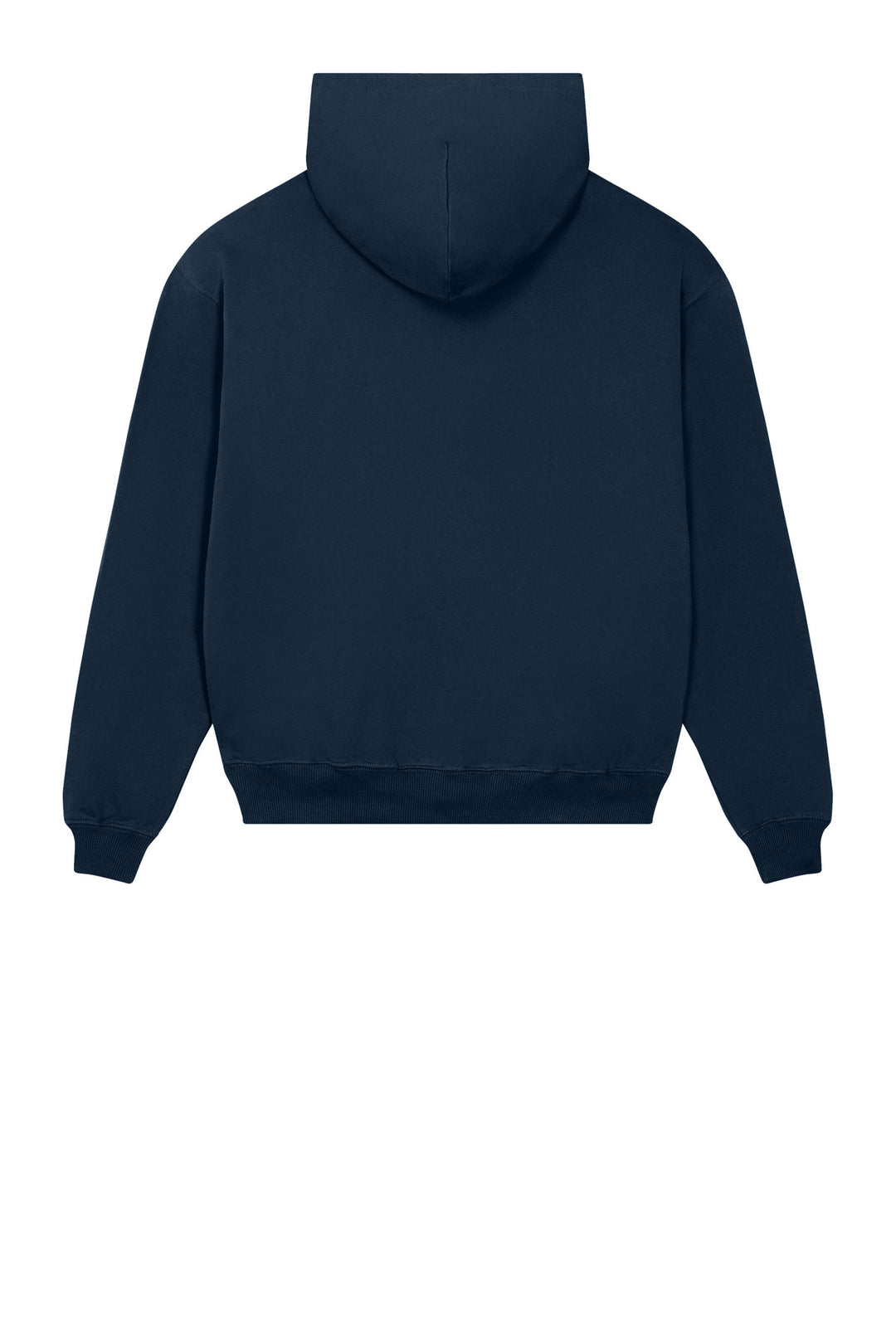Rear View of FrenchNavy Stanley/Stella Unisex Cooper Dry Hooded Sweatshirt SXU028