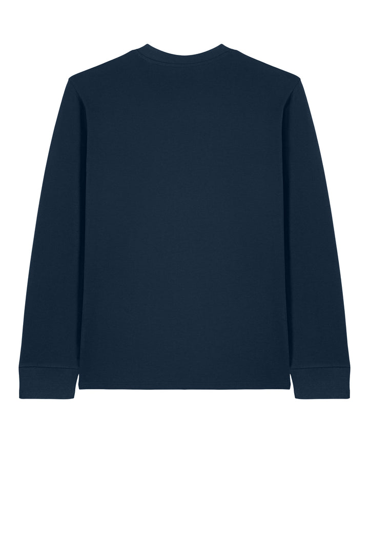 Rear View of FrenchNavy Stanley/Stella Unisex Creator 2.0 Long Sleeve Tee SXU022