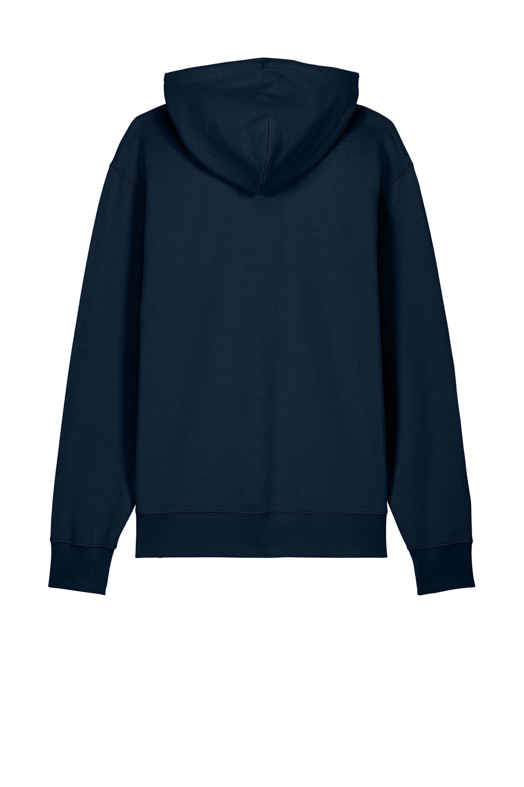 Rear View of FrenchNavy Stanley/Stella Unisex Cruiser 2.0 Hooded Sweatshirt SXU003