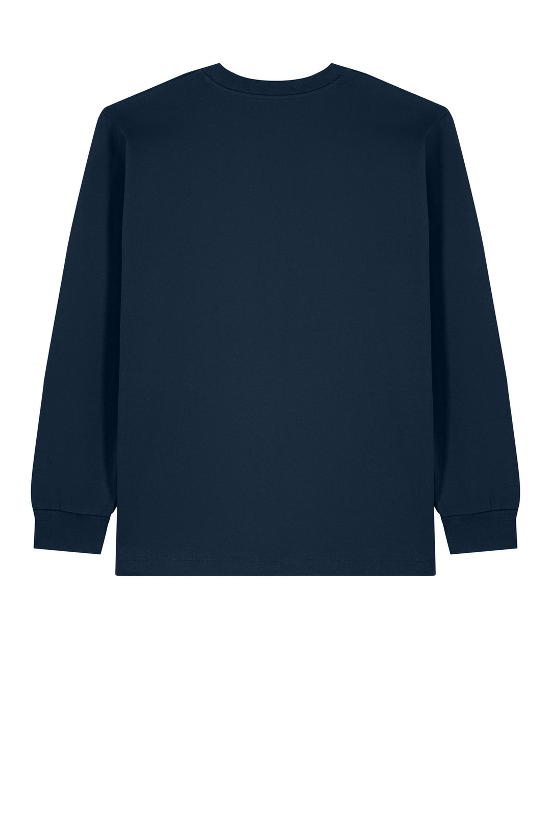 Rear View of FrenchNavy Stanley/Stella Unisex Freestyler Heavyweight Long Sleeve Tee SXU023