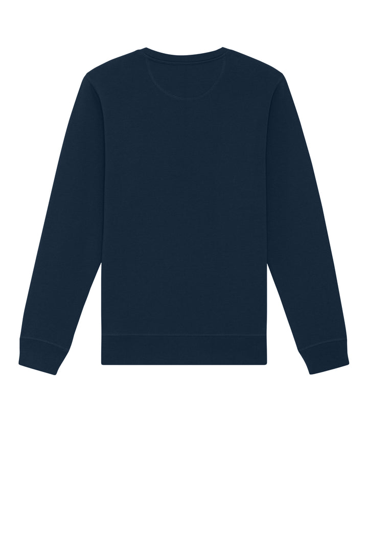 Rear View of FrenchNavy Stanley/Stella Unisex Roller Crewneck Sweatshirt SXU010