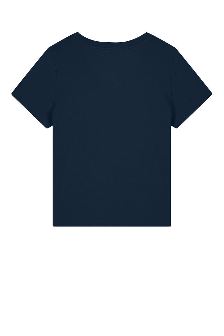 Rear View of FrenchNavy Stanley/Stella Women's Stella Isla V-Neck Tee SXW032