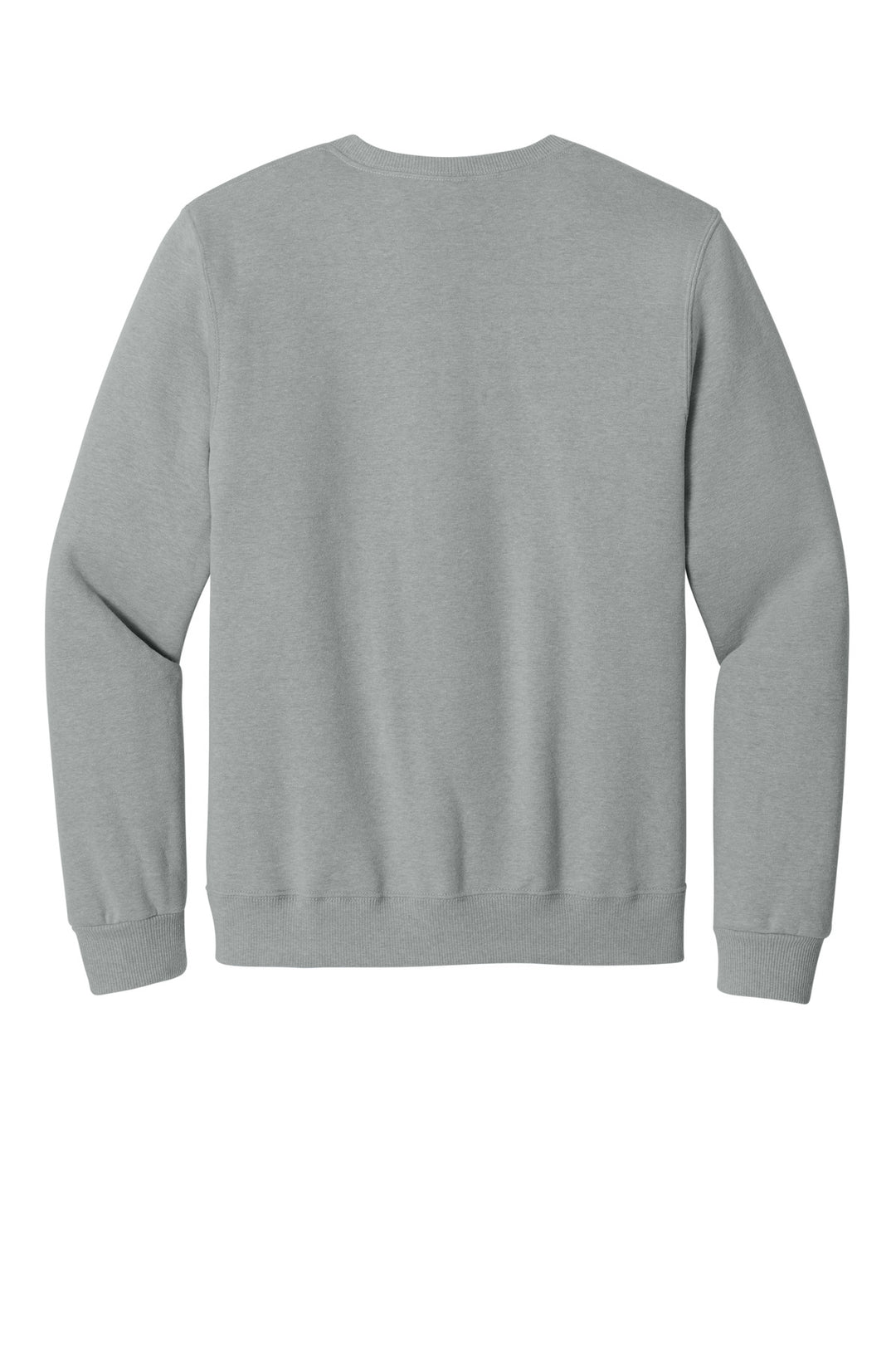 Rear View of FrstGreyHt Jerzees Eco Premium Blend Crewneck Sweatshirt 701M