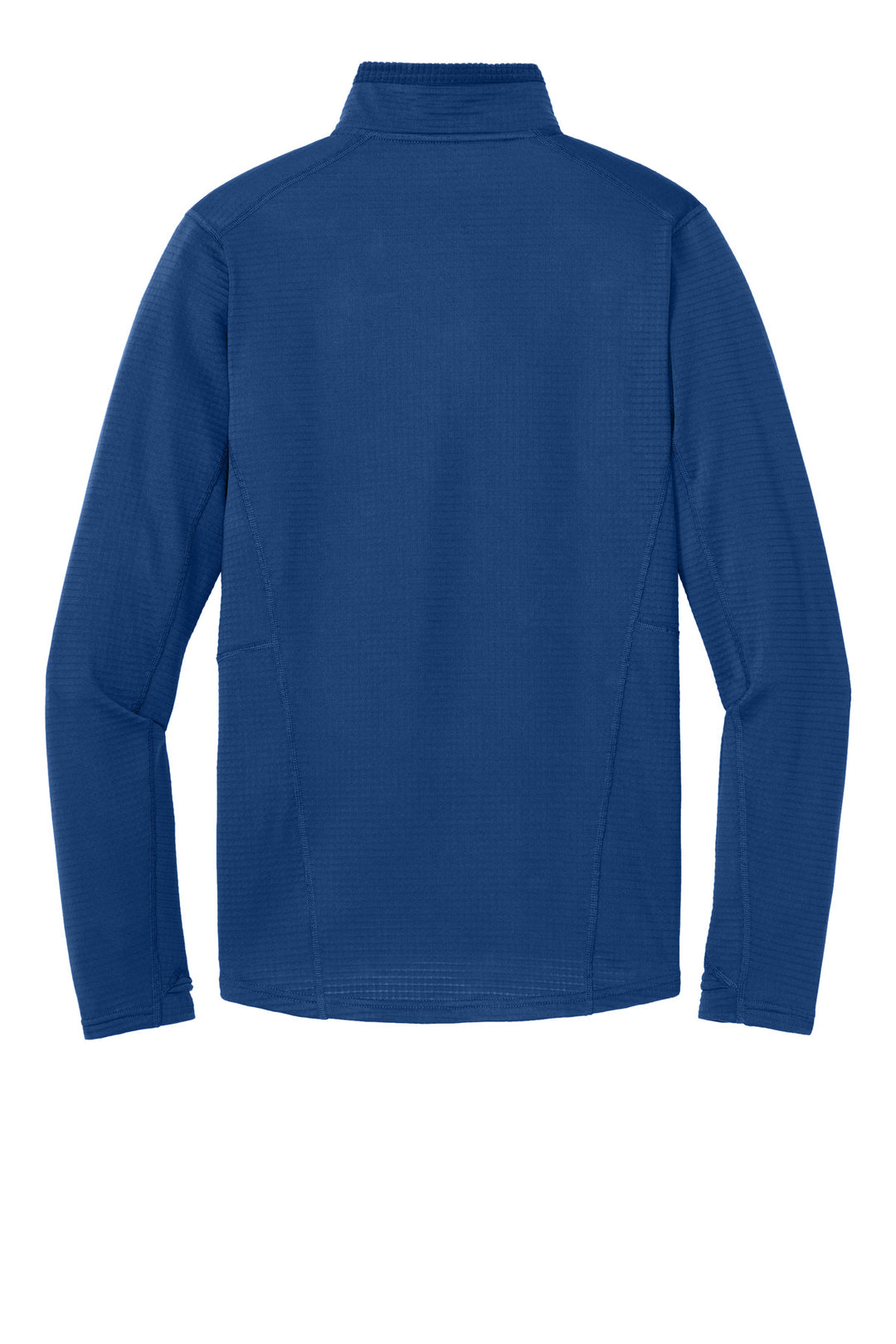 Rear View of GalaxyBlue LIMITED EDITION Outdoor Research Tech Grid 1/4-Zip Fleece OR322267