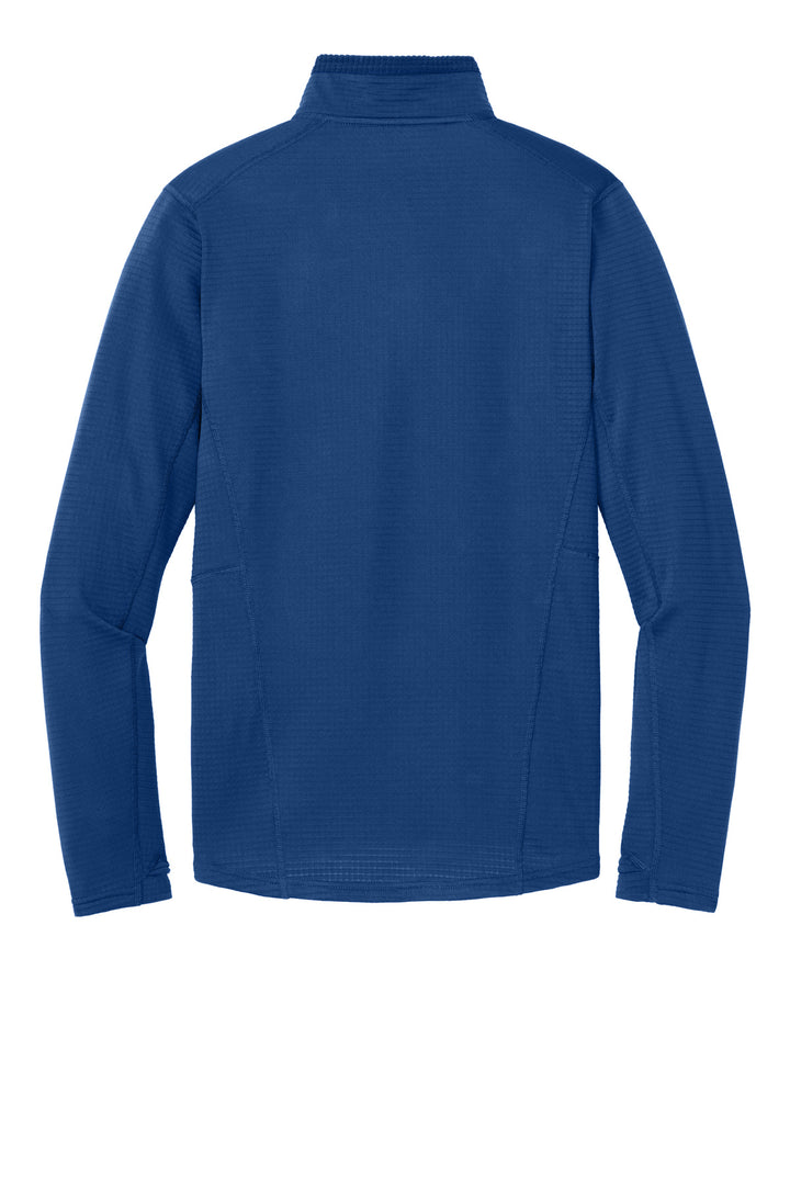 Rear View of GalaxyBlue LIMITED EDITION Outdoor Research Tech Grid 1/4-Zip Fleece OR322267