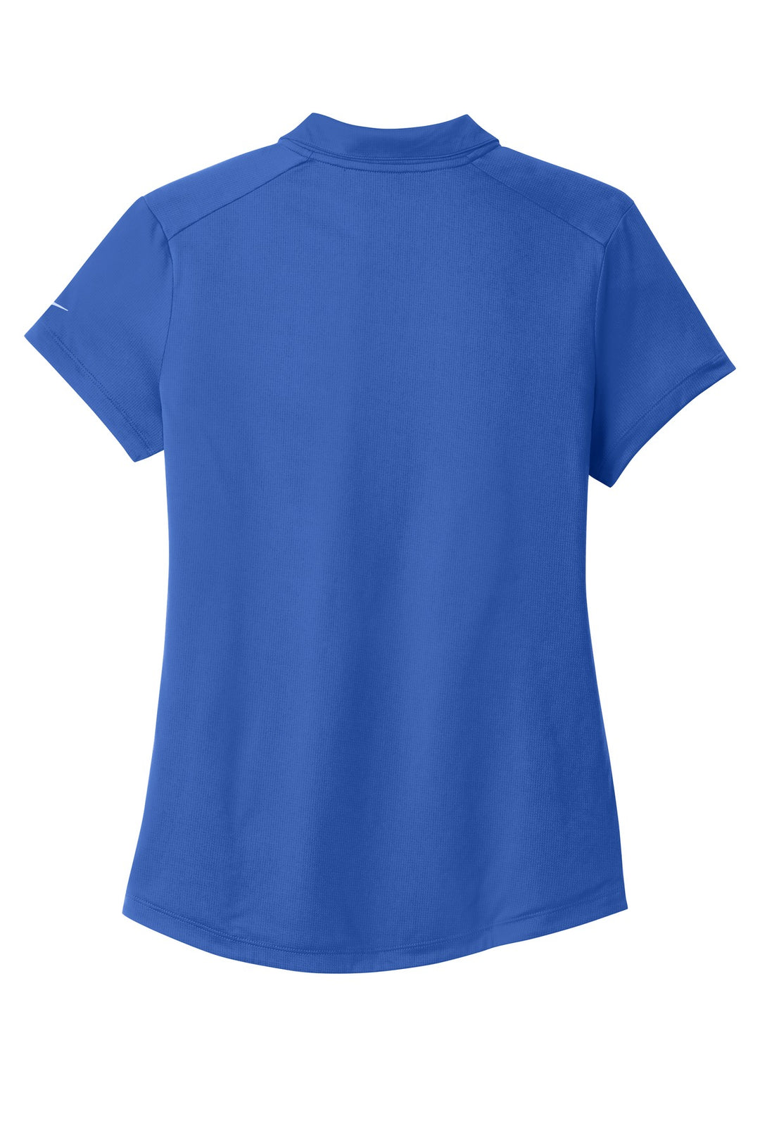 Rear View of Game Royal Nike Women's Dri-FIT Legacy Polo. 838957