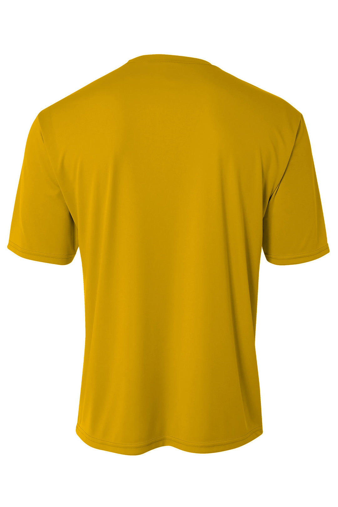 Rear View of Gold A4 Youth Cooling Performance Short Sleeve Tee A4NB3142