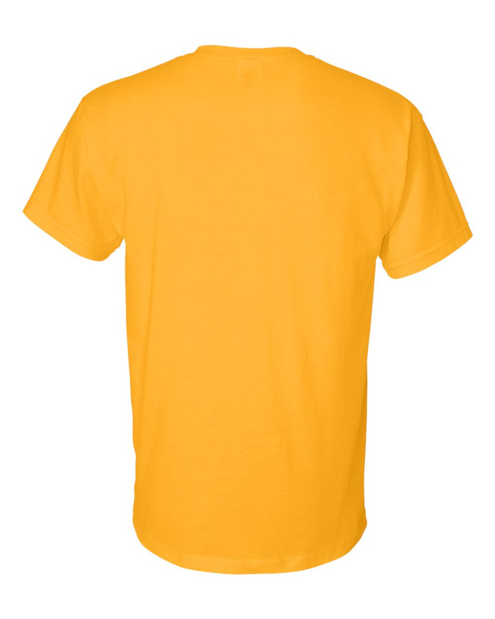 Rear View of Gold DryBlend® T-Shirt - 8000