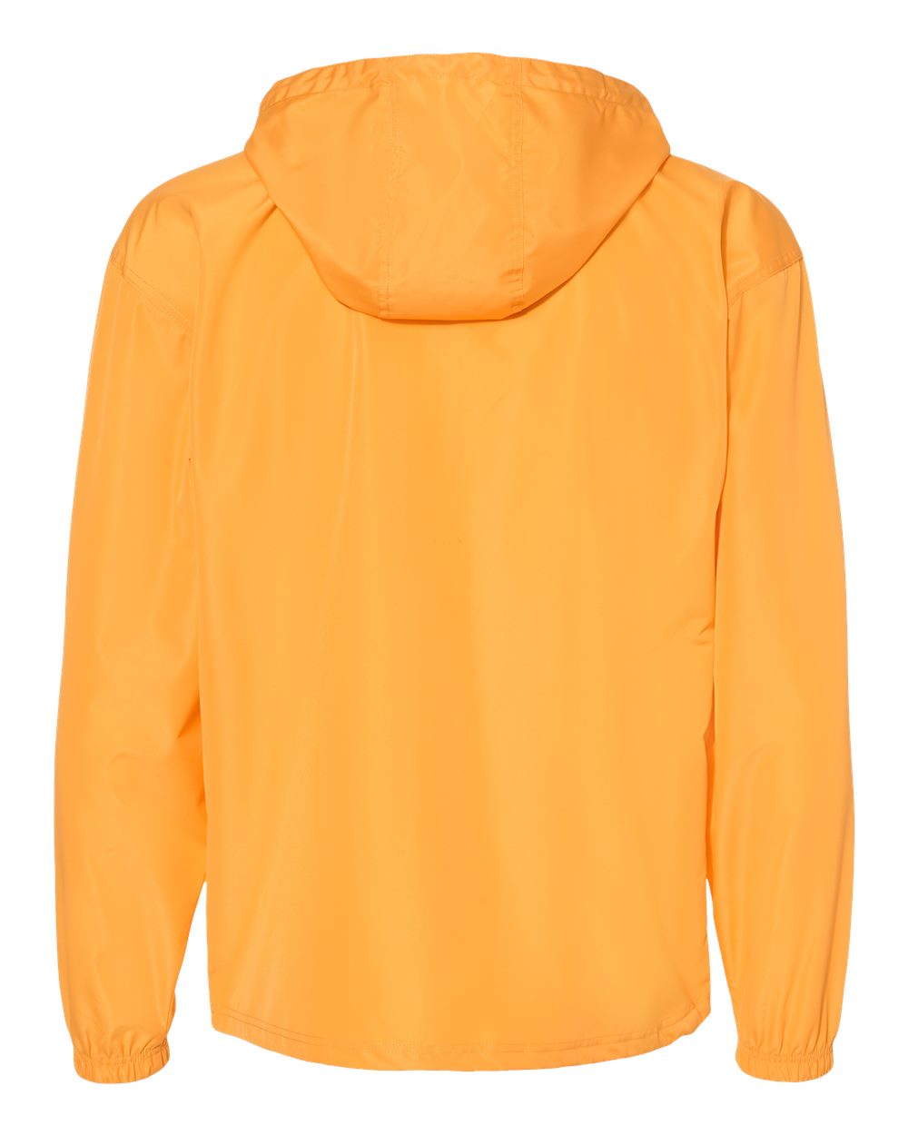 Rear View of Gold Packable Anorak Jacket - CO200