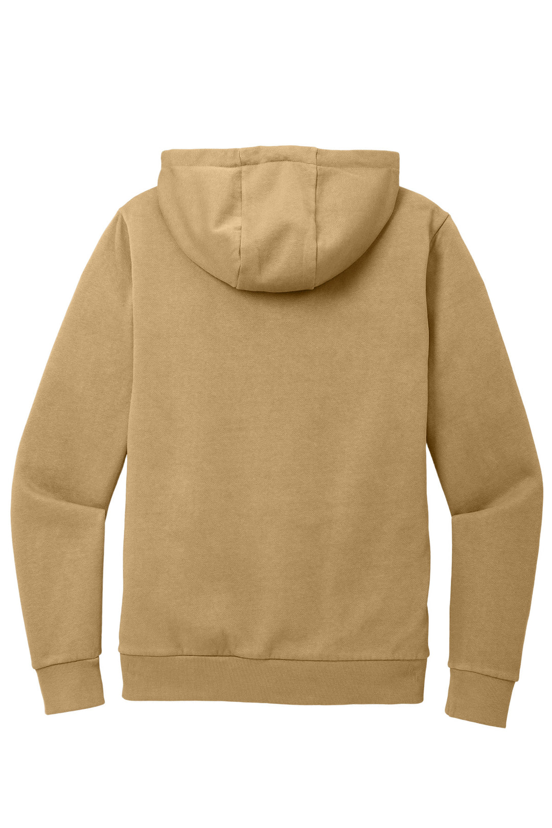 Rear View of GoldnSpice District Wash Fleece Hoodie DT2200