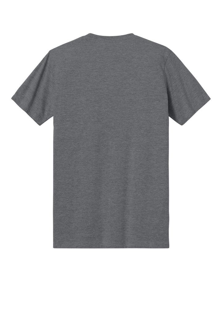 Rear View of GphHeather Gildan Softstyle Midweight Tee 65000