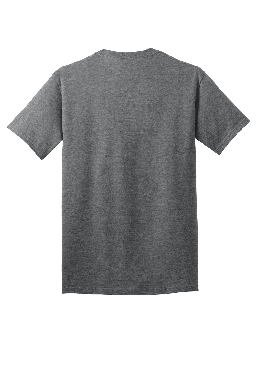 Rear View of GphHeather Port & Company - Core Cotton Tee. PC54