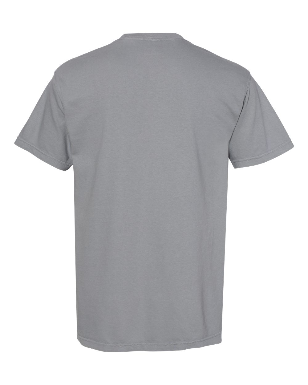 Rear View of Granite Garment-Dyed Heavyweight Pocket T-Shirt - 6030