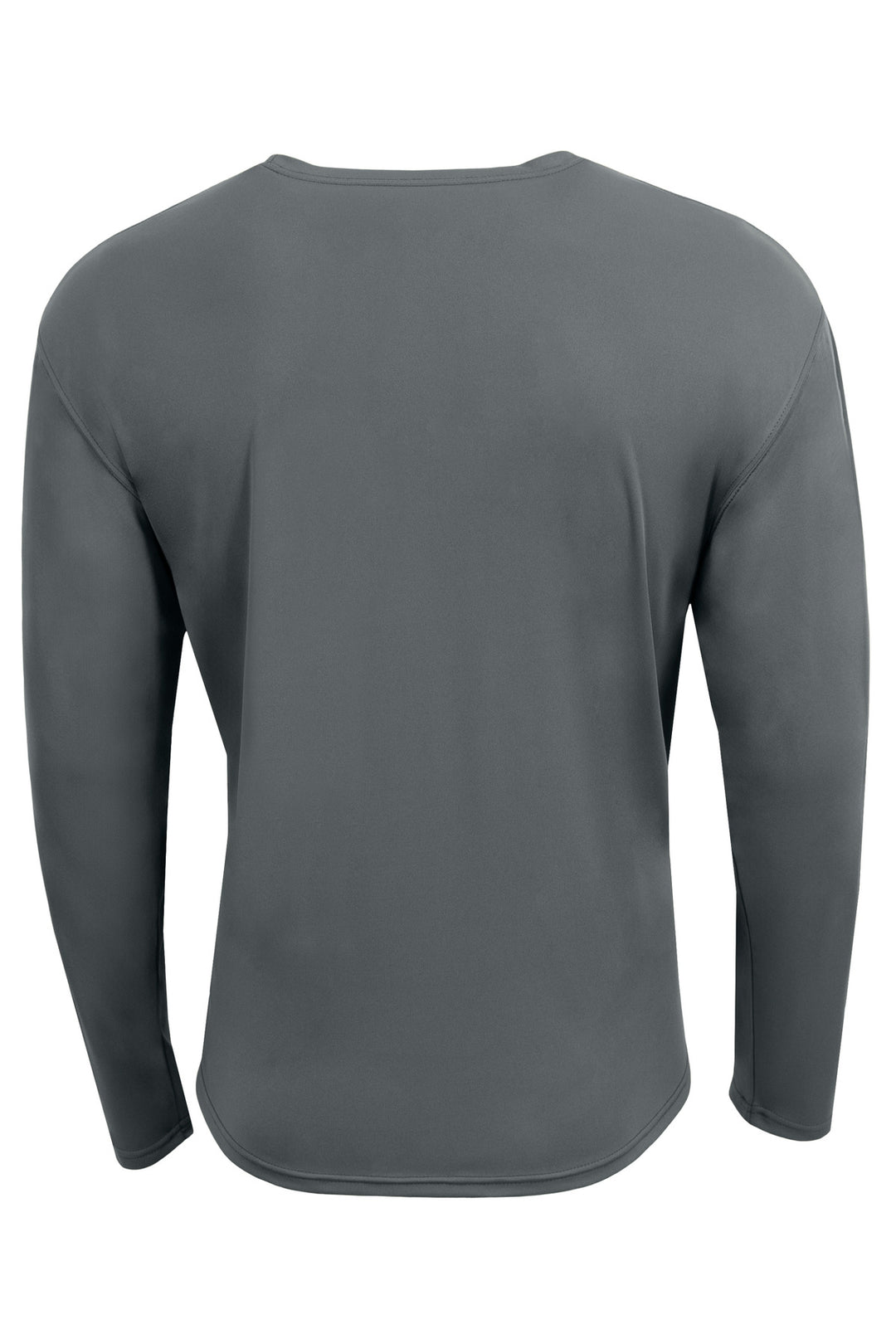 Rear View of Graphite A4 AirFlex Long Sleeve Tee A4N3532