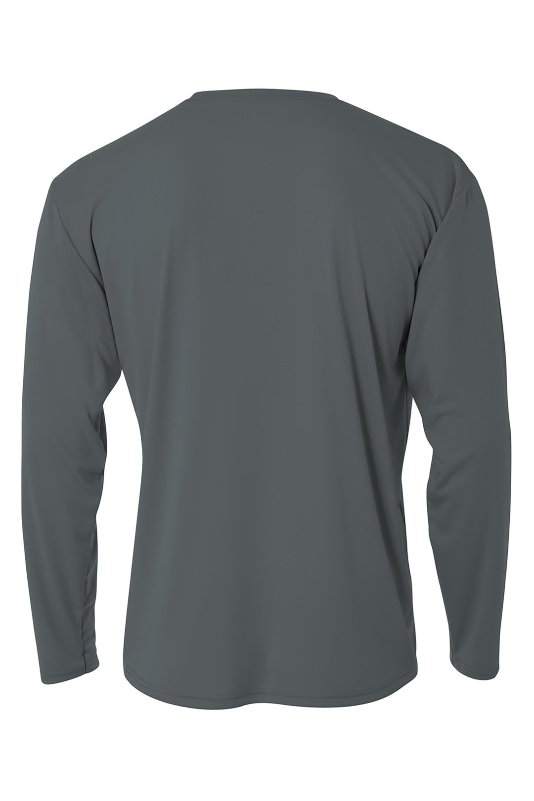 Rear View of Graphite A4 Cooling Performance Long Sleeve Tee A4N3165