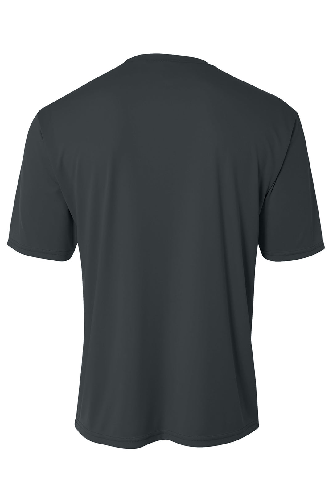 Rear View of Graphite A4 Youth Cooling Performance Short Sleeve Tee A4NB3142