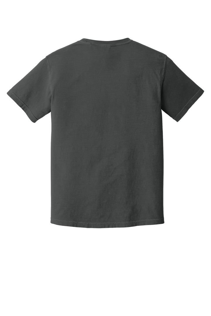 Rear View of Graphite COMFORT COLORS Heavyweight Ring Spun Tee. 1717