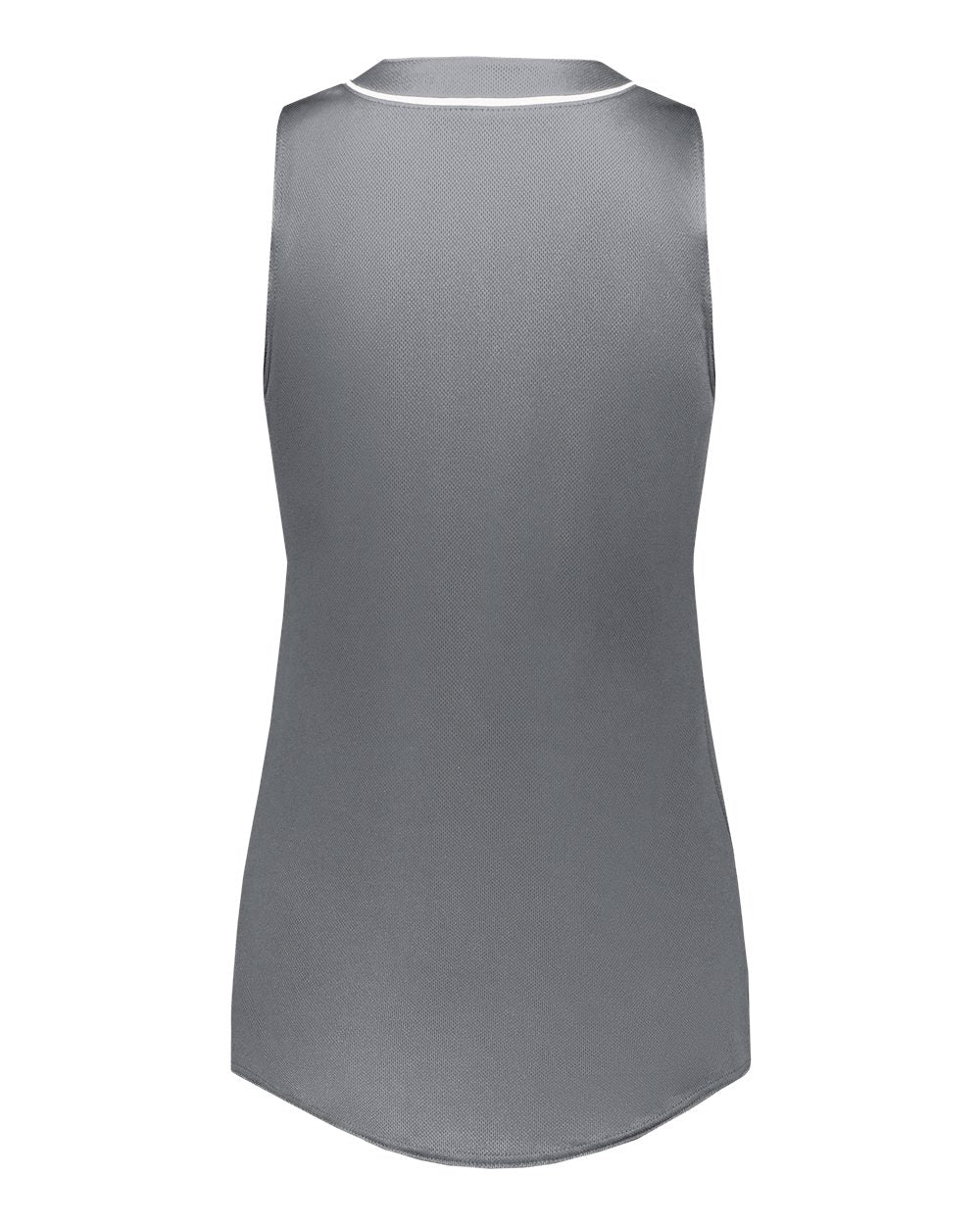 Rear View of Graphite/ White Women's Cutter Jersey - 6913