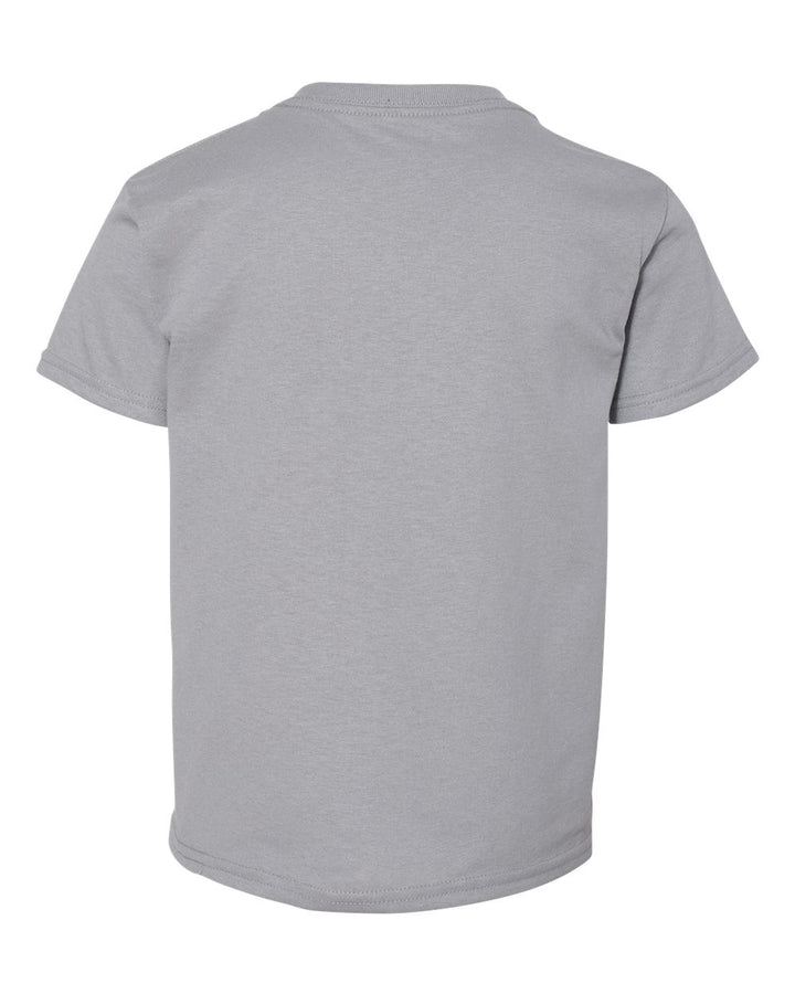 Rear View of Gravel DryBlend® Youth T-Shirt - 8000B
