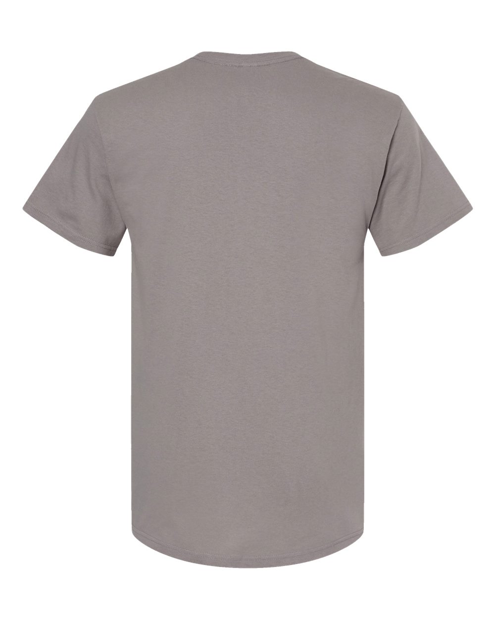 Rear View of Gravel Gold Soft Touch T-Shirt - 4800