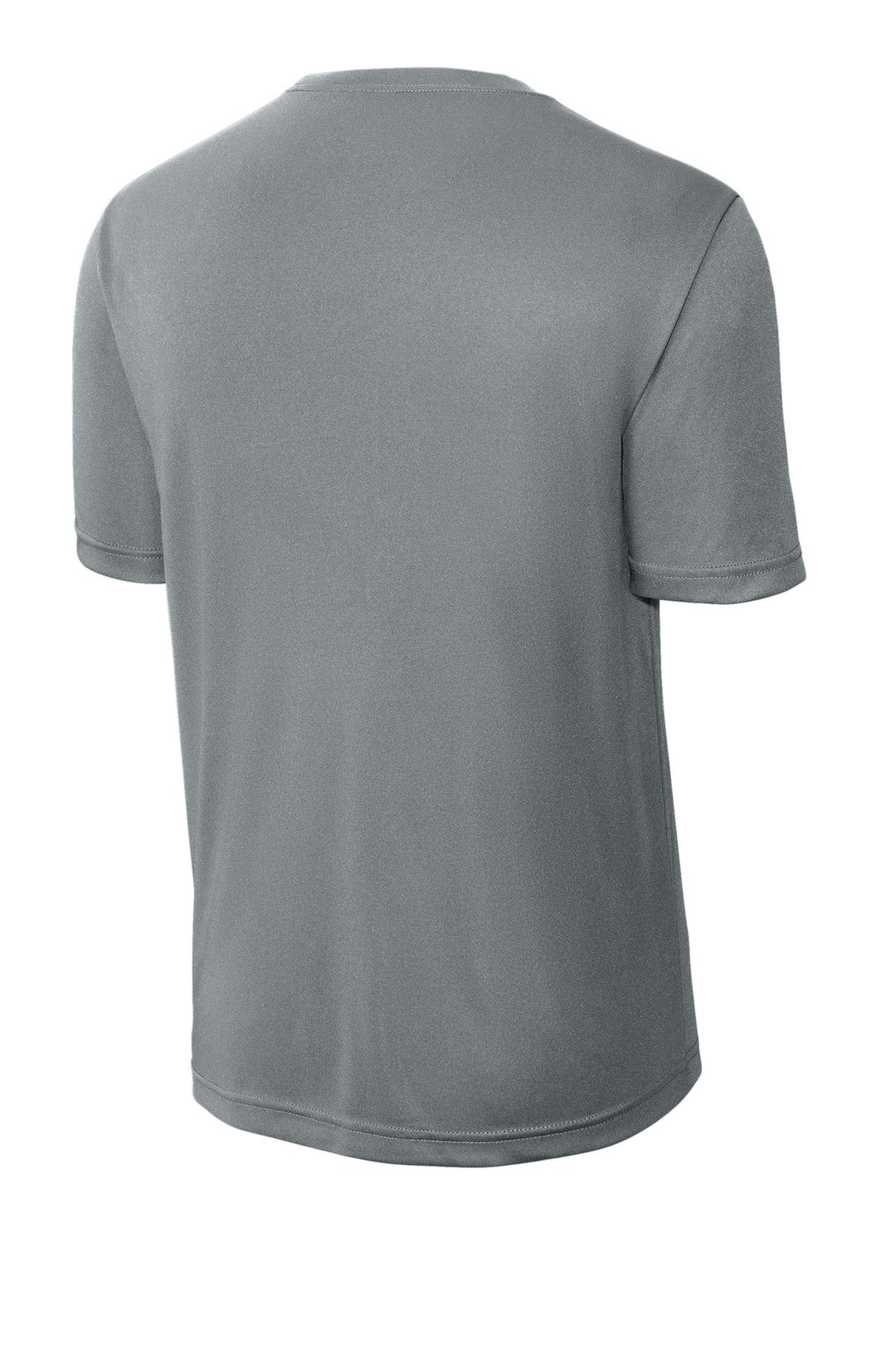Rear View of Grey Concrete Sport-Tek PosiCharge Competitor Tee. ST350