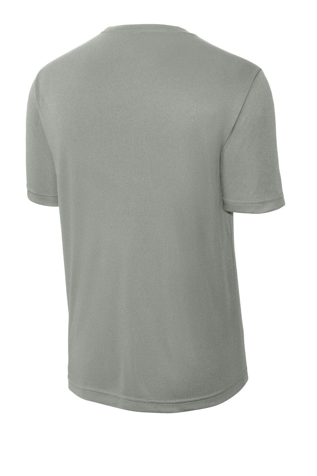 Rear View of Grey Concrete Sport-Tek PosiCharge Competitor Tee. ST350