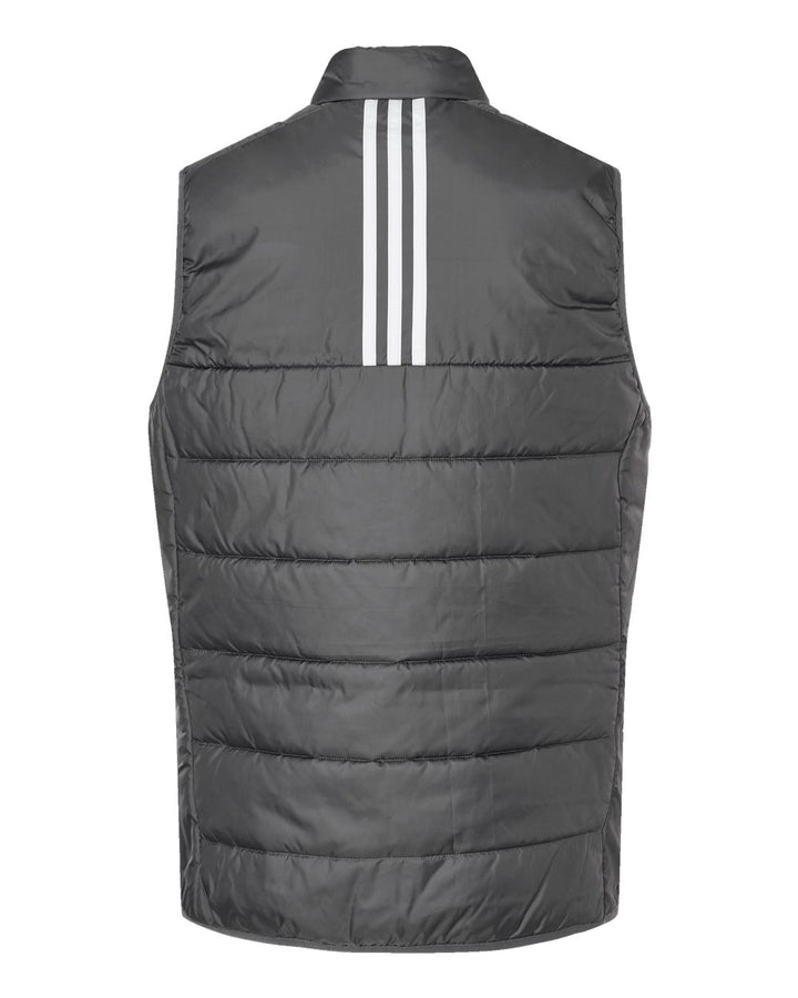 Rear View of Grey Five Women's Puffer Vest - A573