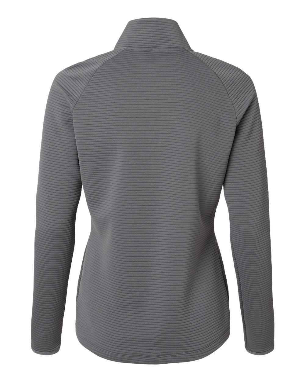 Rear View of Grey Five Women's Spacer Quarter-Zip Pullover - A589