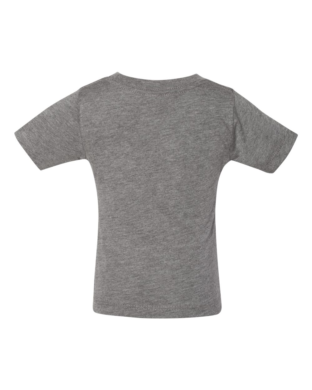 Rear View of Grey Triblend Infant Triblend Tee - 3413B