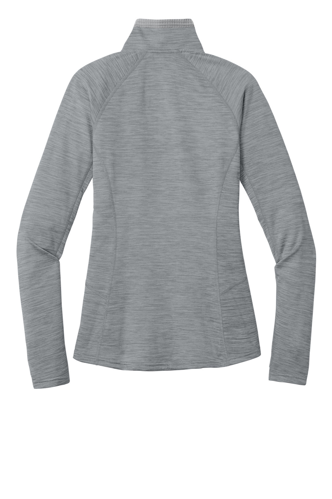 Rear View of GreyHthr LIMITED EDITION Outdoor Research Women's Tech Grid 1/4-Zip Fleece OR322263