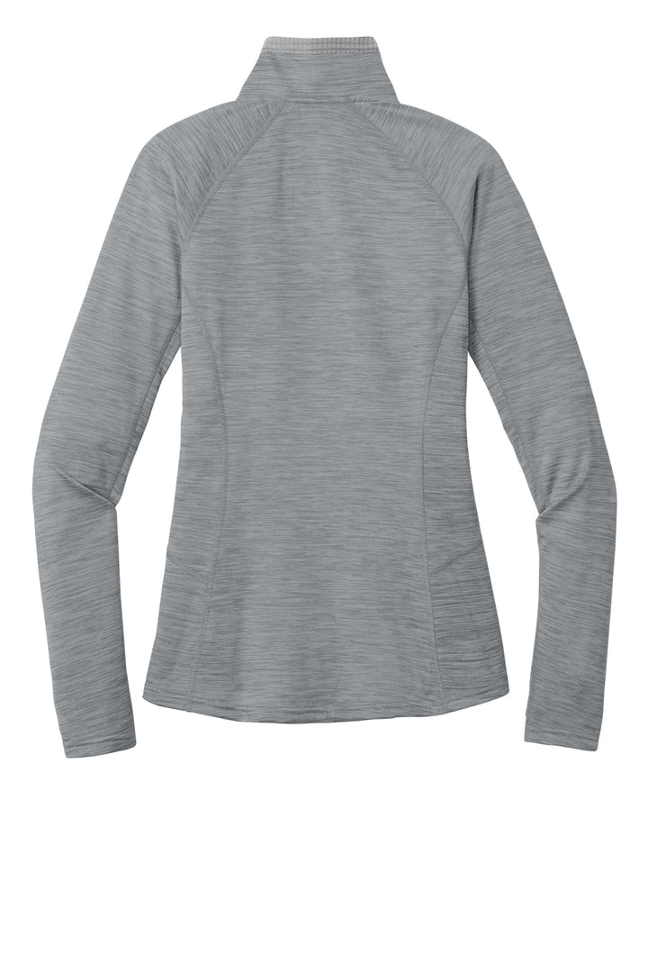 Rear View of GreyHthr LIMITED EDITION Outdoor Research Women's Tech Grid 1/4-Zip Fleece OR322263