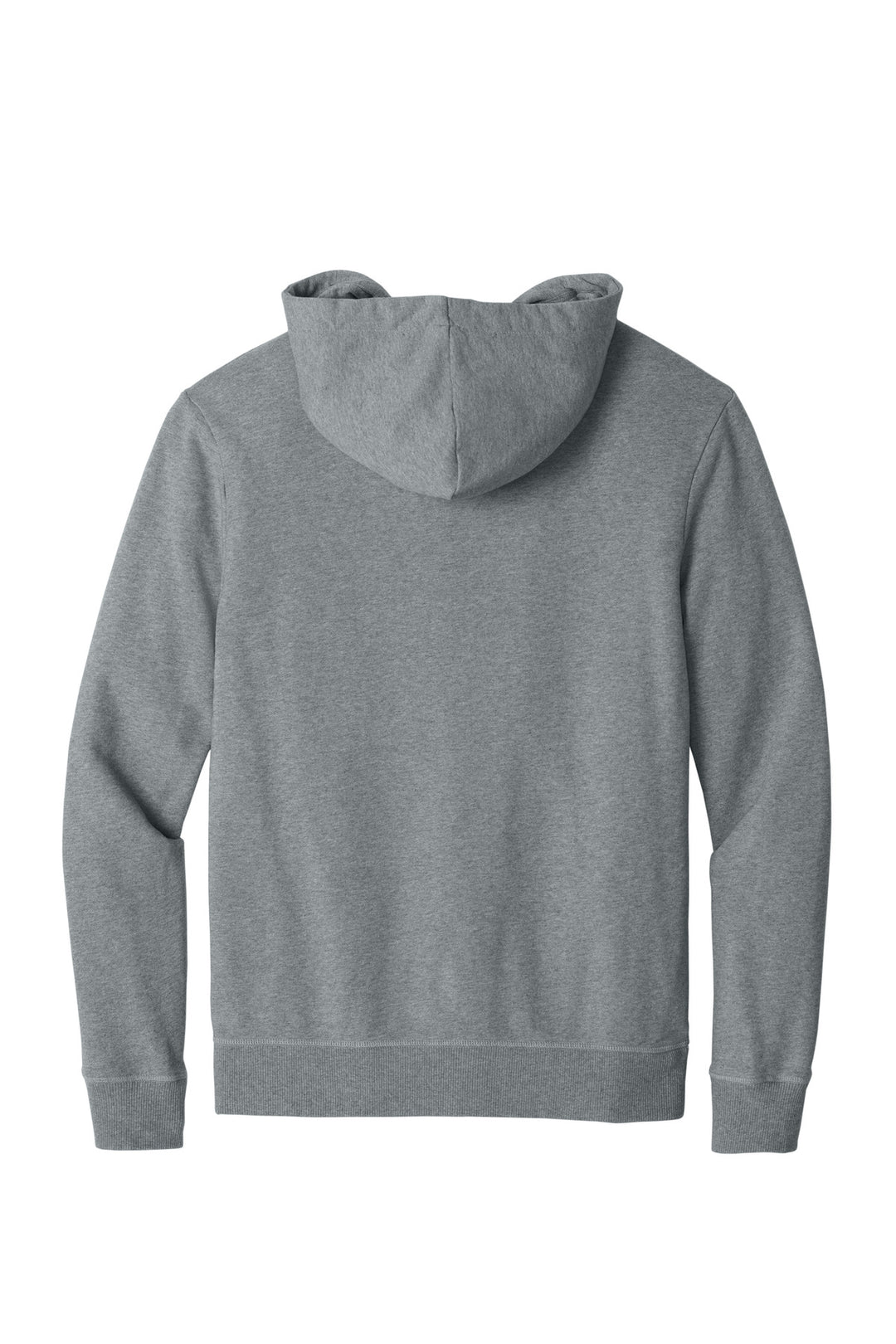 Rear View of GreyHthr LIMITED EDITION tentree Organic Cotton Fleece Full-Zip Hoodie TTCM4367