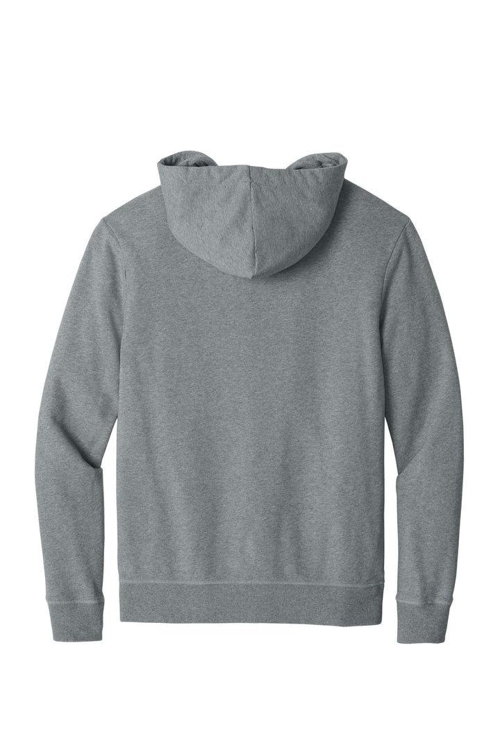 Rear View of GreyHthr LIMITED EDITION tentree Organic Cotton Fleece Full-Zip Hoodie TTCM4367