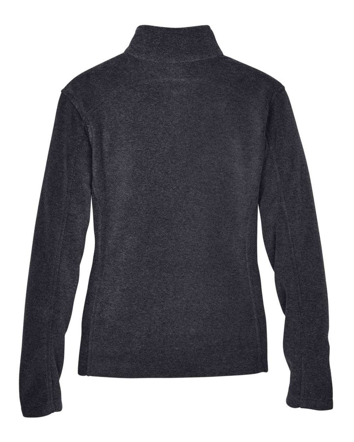 Rear View of Heather Charcoal Women's Journey Fleece Jacket - 78190