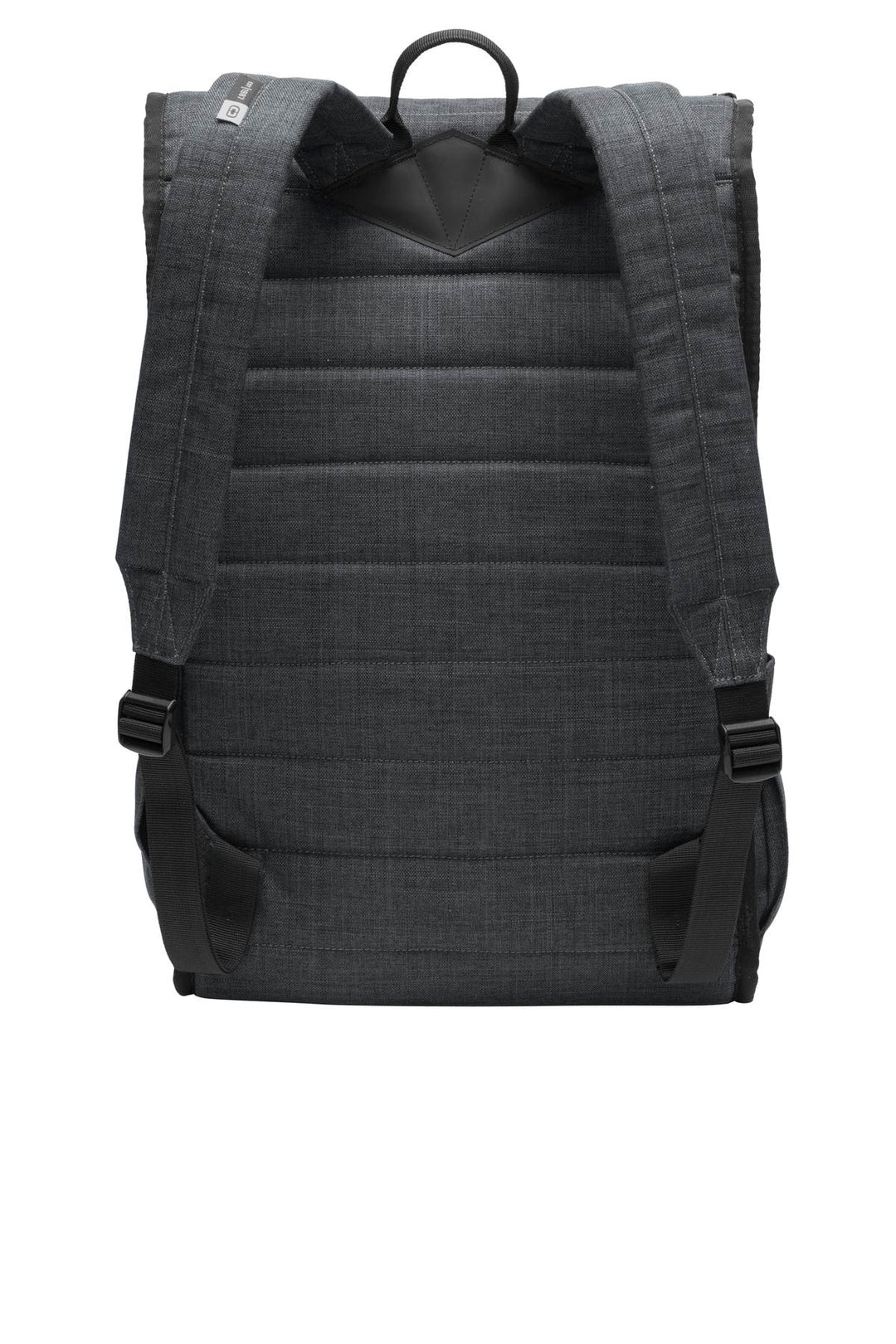 Rear View of Heather Grey OGIO Apex Rucksack. 411090