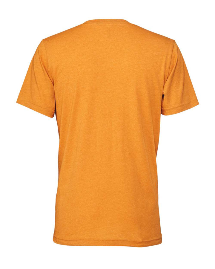Rear View of Heather Marmalade CVC Jersey Tee - 3001CVC