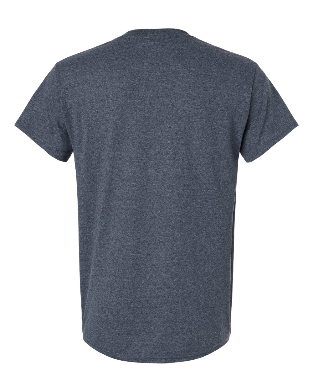 Rear View of Heather Navy Ultra Cotton® T-Shirt - 2000
