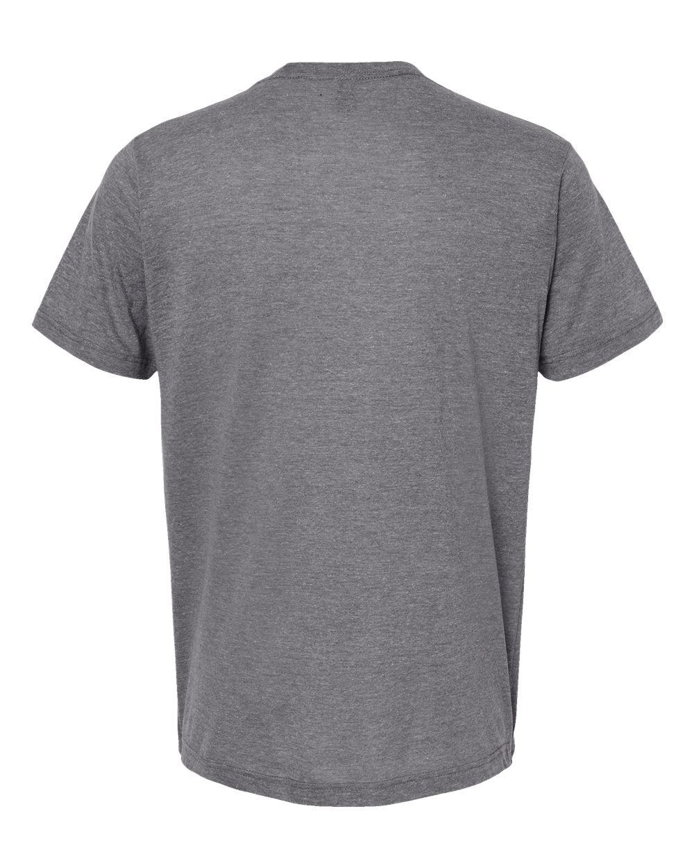 Rear View of Heather Tri Blend Tri-Blend T-Shirt - 254