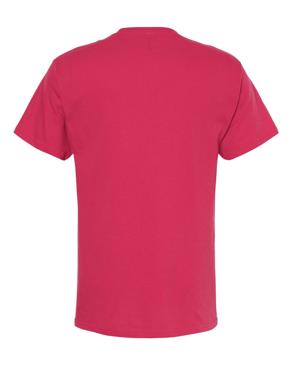 Rear View of Heliconia Gold Soft Touch T-Shirt - 4800
