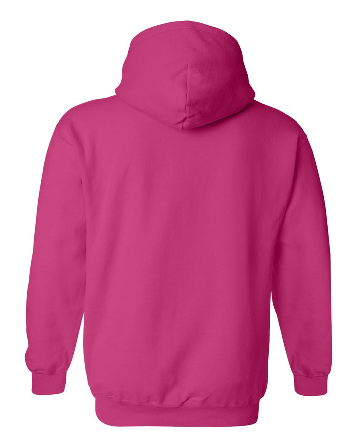 Rear View of Heliconia Heavy Blend™ Hooded Sweatshirt - 18500