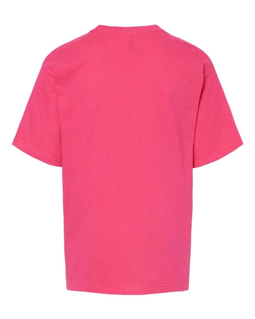 Rear View of Heliconia Youth Gold Soft Touch T-Shirt - 4850