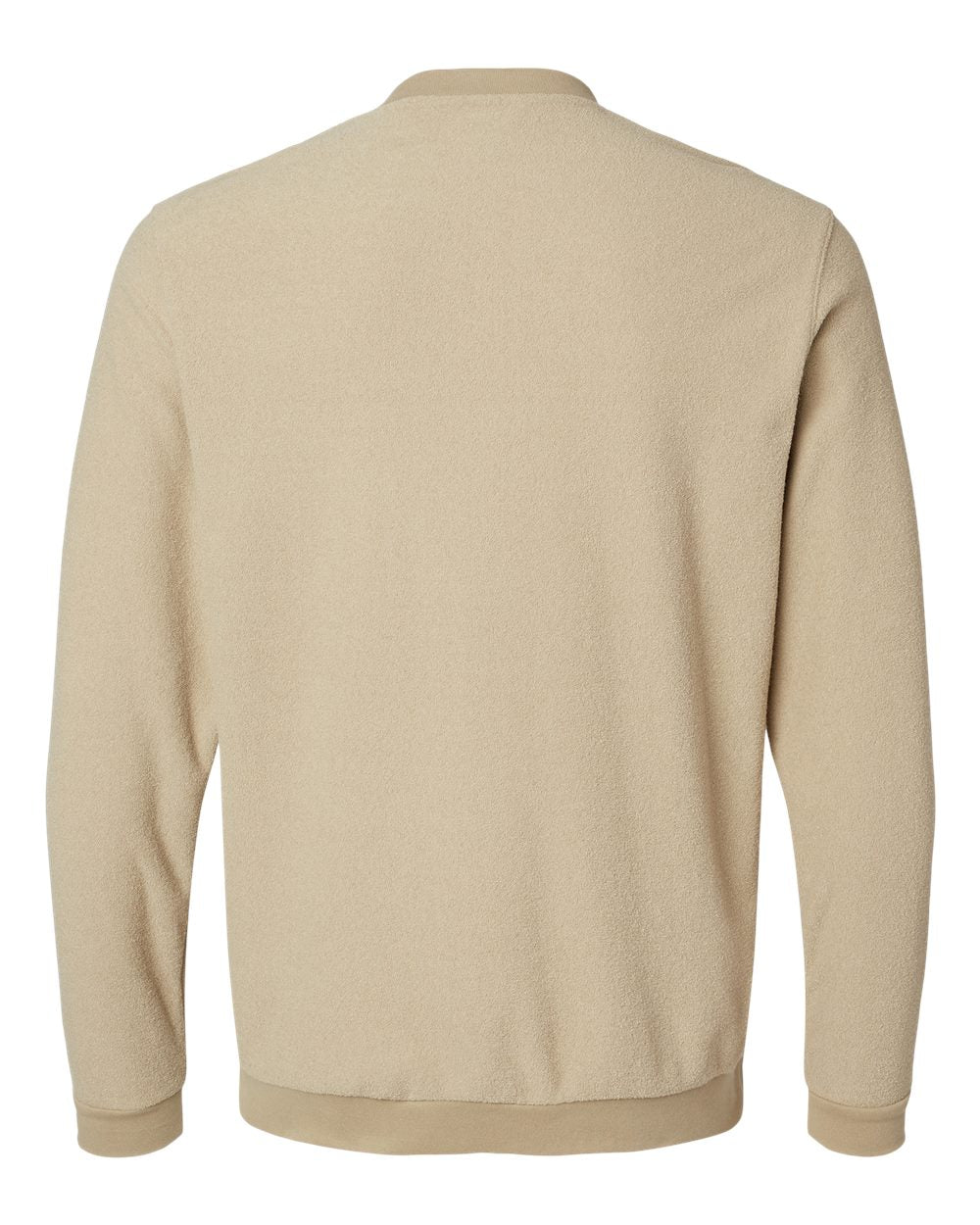 Rear View of Hemp Crewneck Sweatshirt - A586
