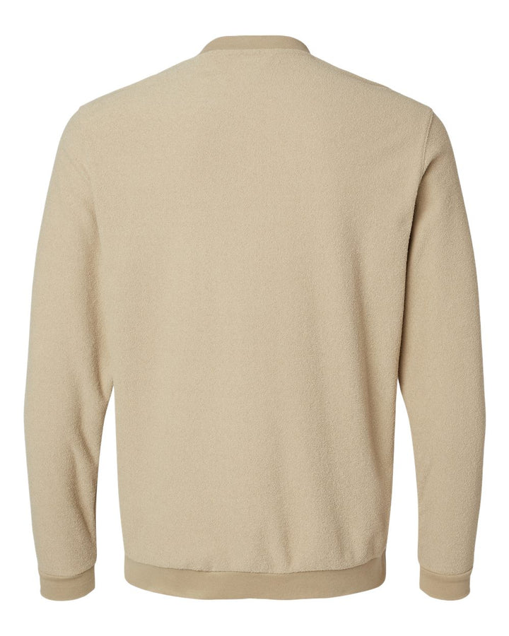 Rear View of Hemp Crewneck Sweatshirt - A586