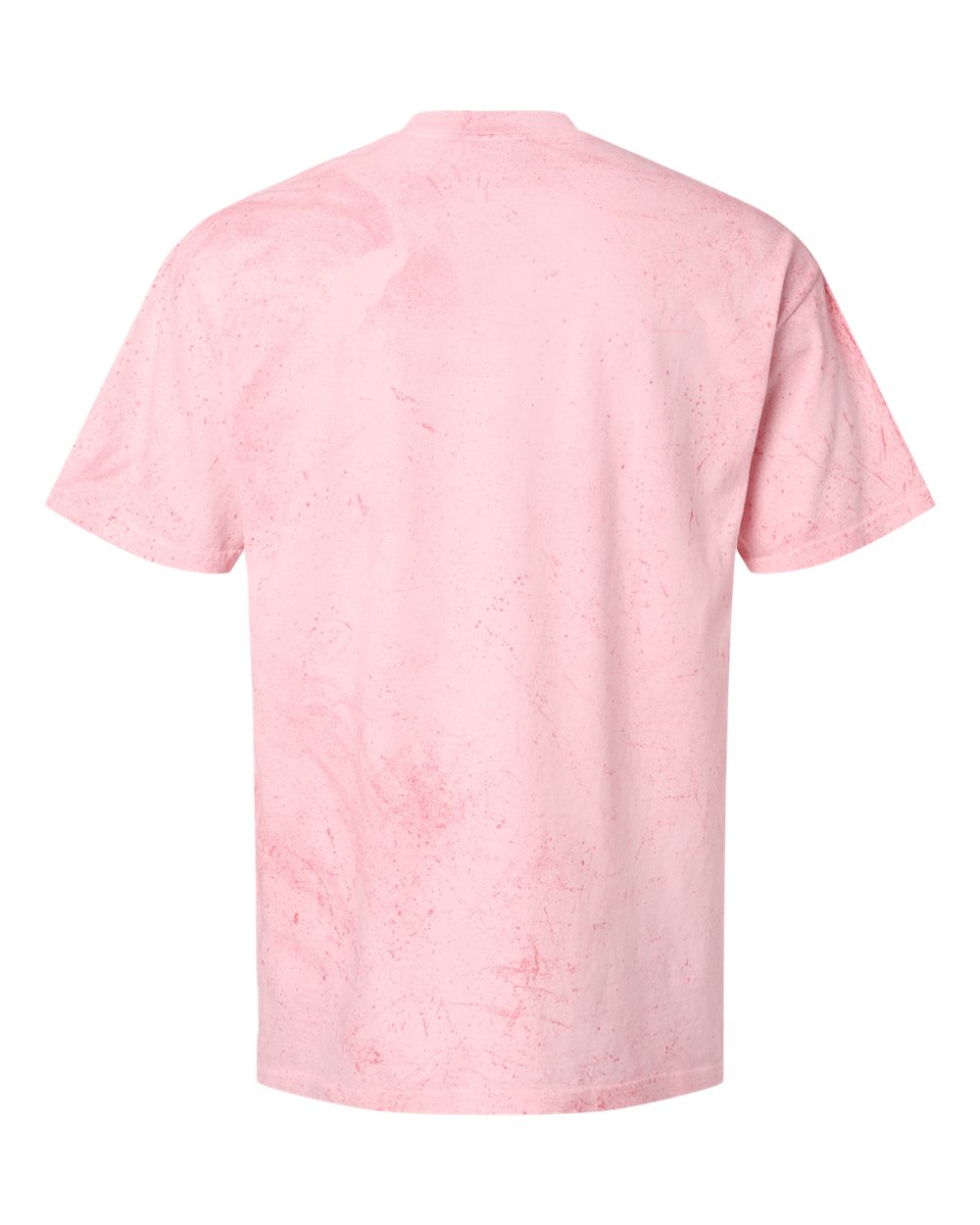 Rear View of Hibiscus Colorblast™ Heavyweight T-Shirt - 1745